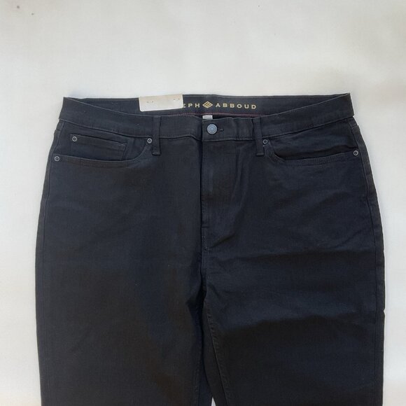 $60 Joseph Abboud Men’s Jeans Straight Fit Black Comfort Stretch Denim Sz 40X32 - Picture 7 of 11